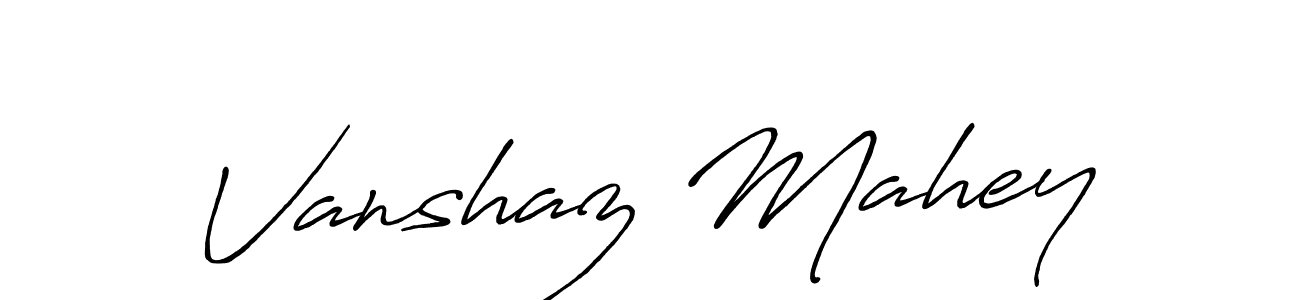 Make a beautiful signature design for name Vanshaz Mahey. Use this online signature maker to create a handwritten signature for free. Vanshaz Mahey signature style 7 images and pictures png