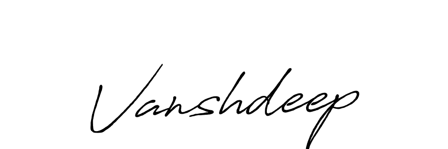 Once you've used our free online signature maker to create your best signature Antro_Vectra_Bolder style, it's time to enjoy all of the benefits that Vanshdeep name signing documents. Vanshdeep signature style 7 images and pictures png