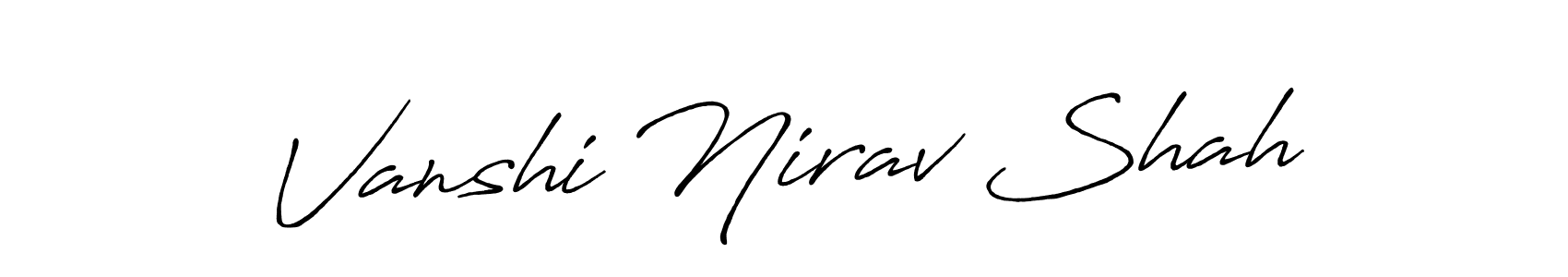 Best and Professional Signature Style for Vanshi Nirav Shah. Antro_Vectra_Bolder Best Signature Style Collection. Vanshi Nirav Shah signature style 7 images and pictures png