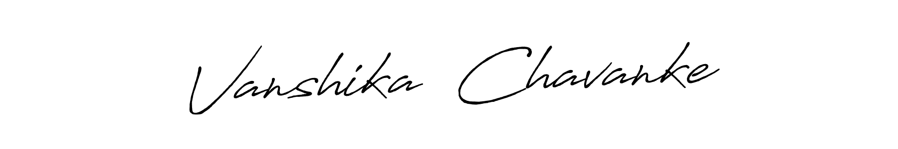 Best and Professional Signature Style for Vanshika  Chavanke. Antro_Vectra_Bolder Best Signature Style Collection. Vanshika  Chavanke signature style 7 images and pictures png
