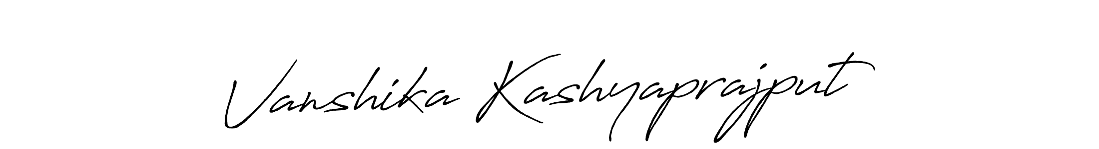 Make a short Vanshika Kashyaprajput signature style. Manage your documents anywhere anytime using Antro_Vectra_Bolder. Create and add eSignatures, submit forms, share and send files easily. Vanshika Kashyaprajput signature style 7 images and pictures png