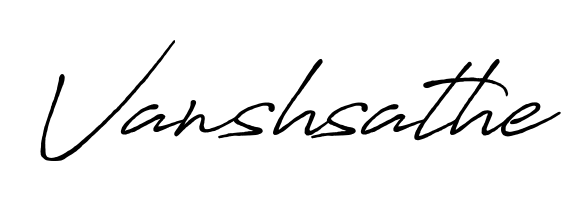 The Antro_Vectra_Bolder typeface gives name Vanshsathe a refined look. Suitable for certificates, diplomas, and official verification. Vanshsathe signature style 7 images and pictures png