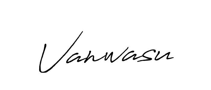 Vanwasu stylish signature style. Best Handwritten Sign (Antro_Vectra_Bolder) for my name. Handwritten Signature Collection Ideas for my name Vanwasu. Vanwasu signature style 7 images and pictures png