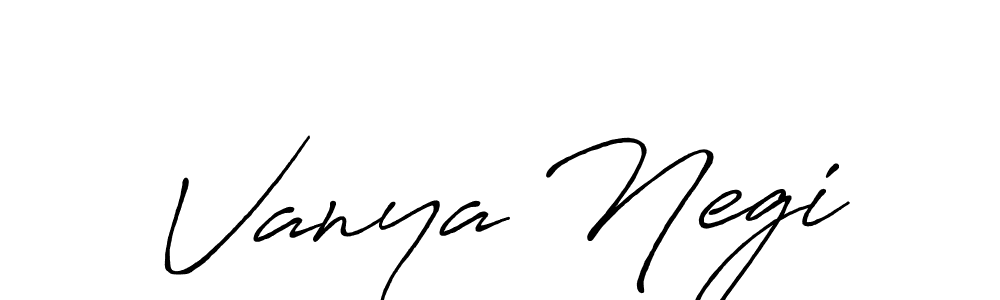 Also You can easily find your signature by using the search form. We will create Vanya Negi name handwritten signature images for you free of cost using Antro_Vectra_Bolder sign style. Vanya Negi signature style 7 images and pictures png