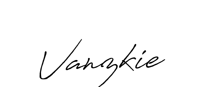The best way (Antro_Vectra_Bolder) to make a short signature is to pick only two or three words in your name. The name Vanzkie include a total of six letters. For converting this name. Vanzkie signature style 7 images and pictures png