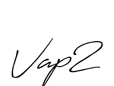 Design your own signature with our free online signature maker. With this signature software, you can create a handwritten (Antro_Vectra_Bolder) signature for name Vap2. Vap2 signature style 7 images and pictures png