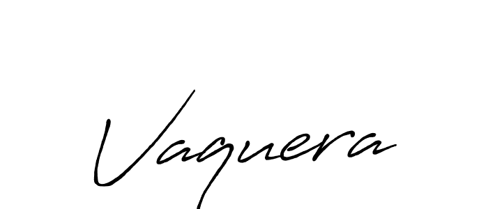 How to make Vaquera name signature. Use Antro_Vectra_Bolder style for creating short signs online. This is the latest handwritten sign. Vaquera signature style 7 images and pictures png