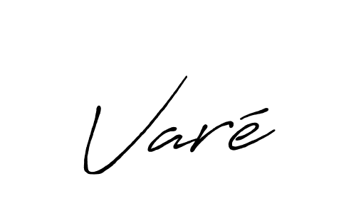 Create a beautiful signature design for name Varé. With this signature (Antro_Vectra_Bolder) fonts, you can make a handwritten signature for free. Varé signature style 7 images and pictures png