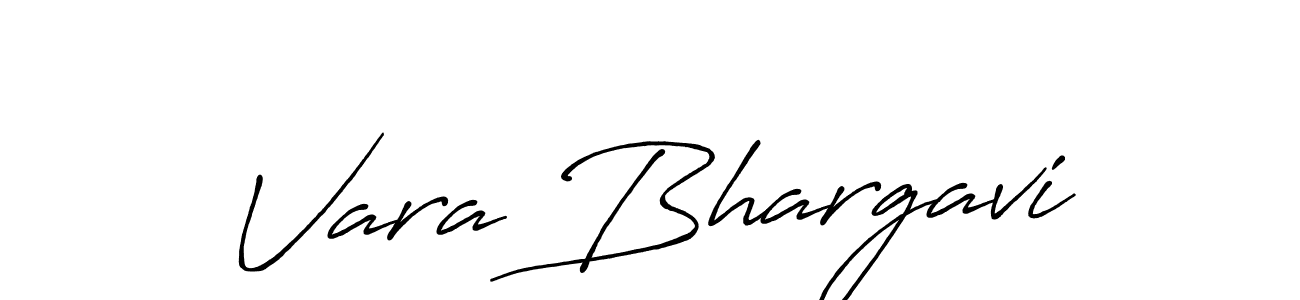 You should practise on your own different ways (Antro_Vectra_Bolder) to write your name (Vara Bhargavi) in signature. don't let someone else do it for you. Vara Bhargavi signature style 7 images and pictures png
