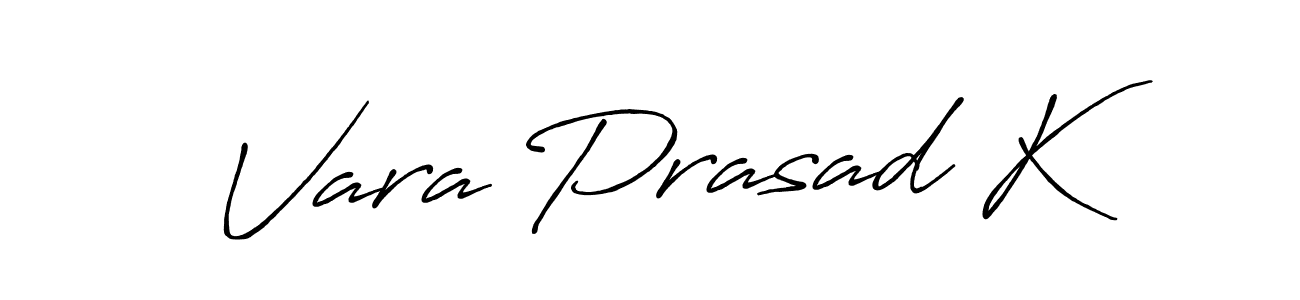 if you are searching for the best signature style for your name Vara Prasad K. so please give up your signature search. here we have designed multiple signature styles  using Antro_Vectra_Bolder. Vara Prasad K signature style 7 images and pictures png