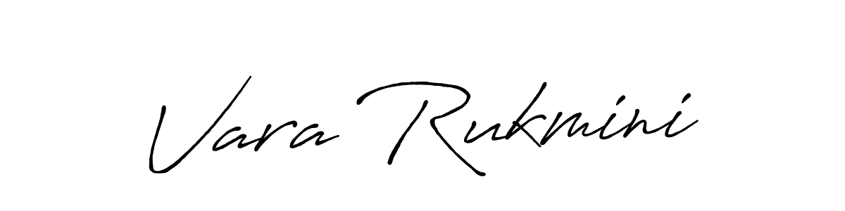 if you are searching for the best signature style for your name Vara Rukmini. so please give up your signature search. here we have designed multiple signature styles  using Antro_Vectra_Bolder. Vara Rukmini signature style 7 images and pictures png