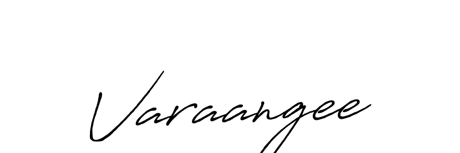Similarly Antro_Vectra_Bolder is the best handwritten signature design. Signature creator online .You can use it as an online autograph creator for name Varaangee. Varaangee signature style 7 images and pictures png