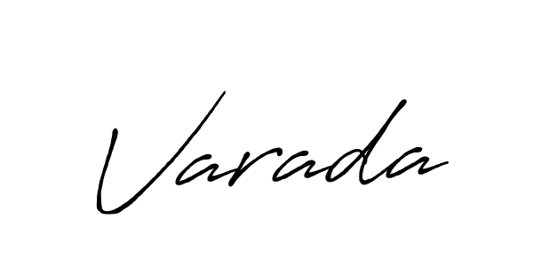 if you are searching for the best signature style for your name Varada. so please give up your signature search. here we have designed multiple signature styles  using Antro_Vectra_Bolder. Varada signature style 7 images and pictures png