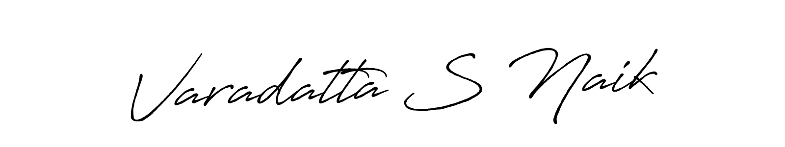 It looks lik you need a new signature style for name Varadatta S Naik. Design unique handwritten (Antro_Vectra_Bolder) signature with our free signature maker in just a few clicks. Varadatta S Naik signature style 7 images and pictures png