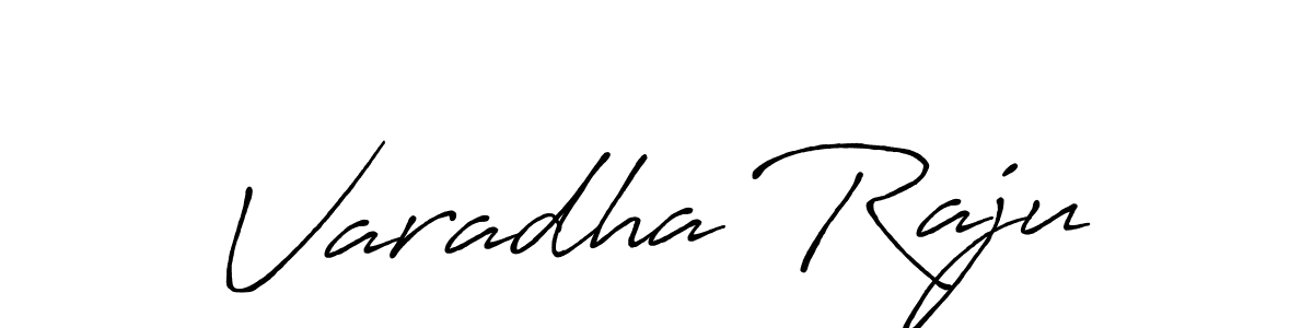 It looks lik you need a new signature style for name Varadha Raju. Design unique handwritten (Antro_Vectra_Bolder) signature with our free signature maker in just a few clicks. Varadha Raju signature style 7 images and pictures png