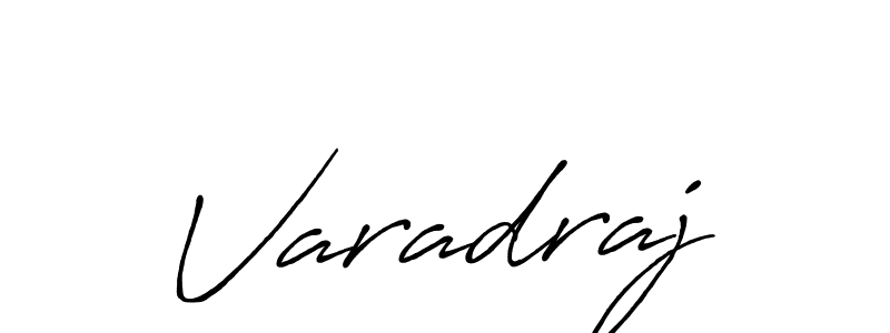 Make a beautiful signature design for name Varadraj. With this signature (Antro_Vectra_Bolder) style, you can create a handwritten signature for free. Varadraj signature style 7 images and pictures png