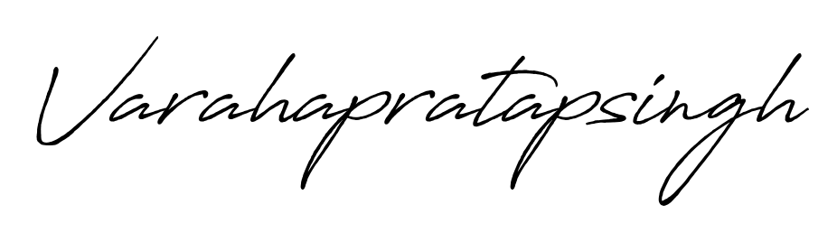 Turn your name Varahapratapsingh into a signature brand with Antro_Vectra_Bolder styling. Download in standard PNG or transparent format anytime. Varahapratapsingh signature style 7 images and pictures png