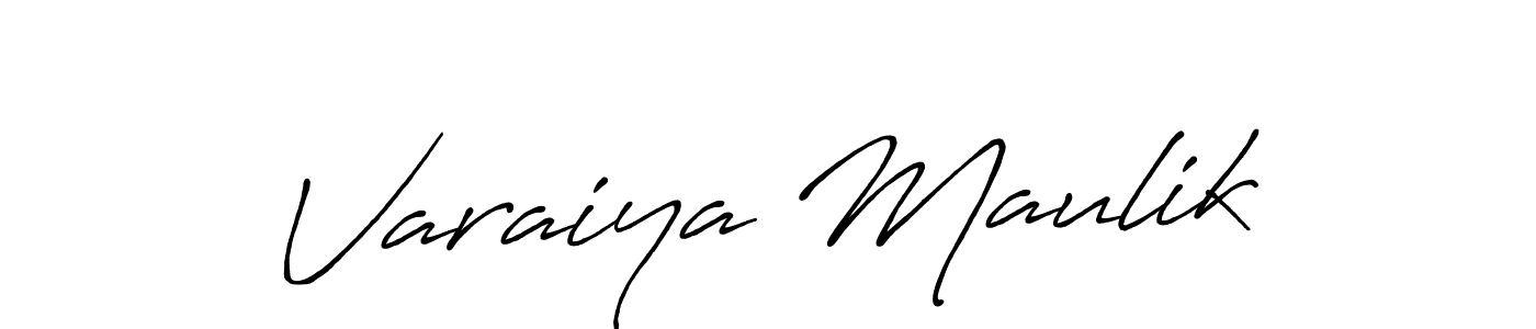 How to make Varaiya Maulik signature? Antro_Vectra_Bolder is a professional autograph style. Create handwritten signature for Varaiya Maulik name. Varaiya Maulik signature style 7 images and pictures png