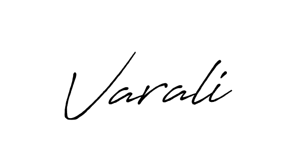 It looks lik you need a new signature style for name Varali. Design unique handwritten (Antro_Vectra_Bolder) signature with our free signature maker in just a few clicks. Varali signature style 7 images and pictures png