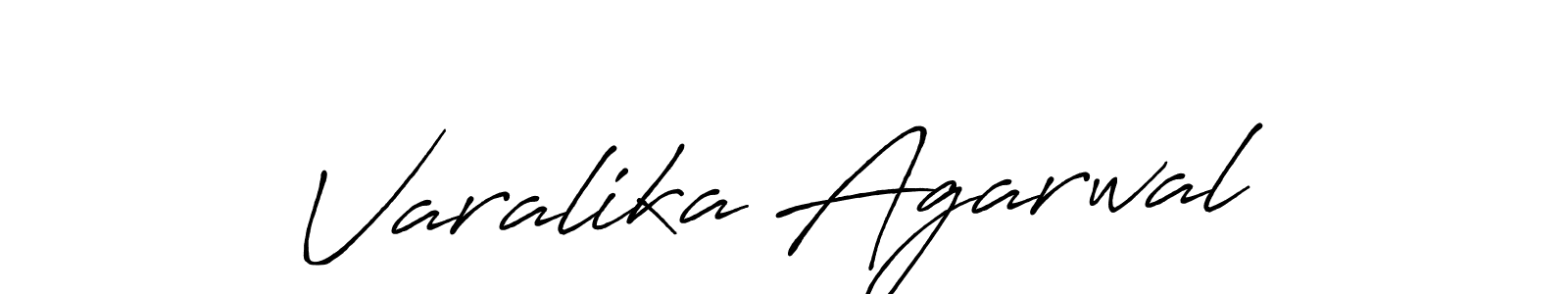 Also You can easily find your signature by using the search form. We will create Varalika Agarwal name handwritten signature images for you free of cost using Antro_Vectra_Bolder sign style. Varalika Agarwal signature style 7 images and pictures png