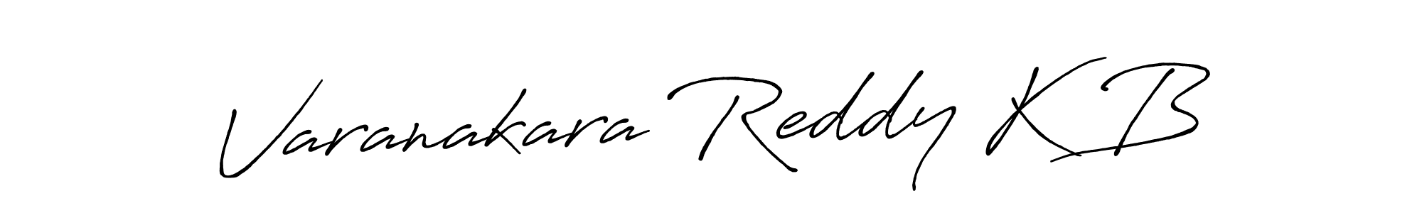 Make a beautiful signature design for name Varanakara Reddy K B. Use this online signature maker to create a handwritten signature for free. Varanakara Reddy K B signature style 7 images and pictures png