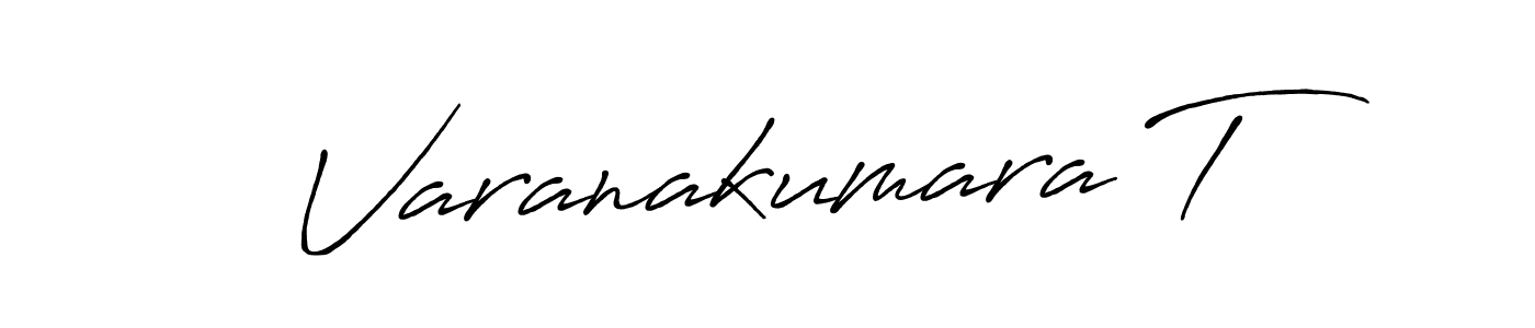 Varanakumara T stylish signature style. Best Handwritten Sign (Antro_Vectra_Bolder) for my name. Handwritten Signature Collection Ideas for my name Varanakumara T. Varanakumara T signature style 7 images and pictures png