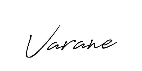 Create a beautiful signature design for name Varane. With this signature (Antro_Vectra_Bolder) fonts, you can make a handwritten signature for free. Varane signature style 7 images and pictures png