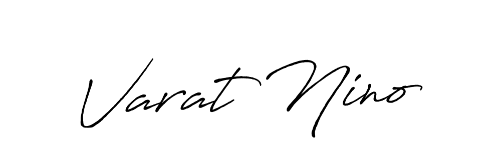 Make a beautiful signature design for name Varat Nino. Use this online signature maker to create a handwritten signature for free. Varat Nino signature style 7 images and pictures png