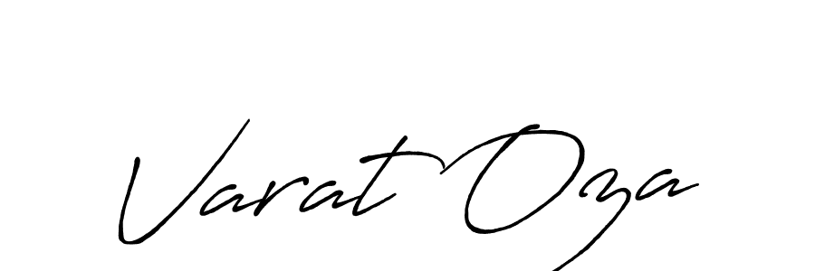 Varat Oza stylish signature style. Best Handwritten Sign (Antro_Vectra_Bolder) for my name. Handwritten Signature Collection Ideas for my name Varat Oza. Varat Oza signature style 7 images and pictures png