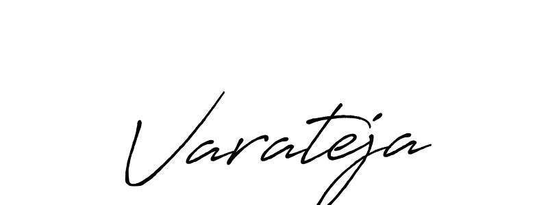 Once you've used our free online signature maker to create your best signature Antro_Vectra_Bolder style, it's time to enjoy all of the benefits that Varateja name signing documents. Varateja signature style 7 images and pictures png