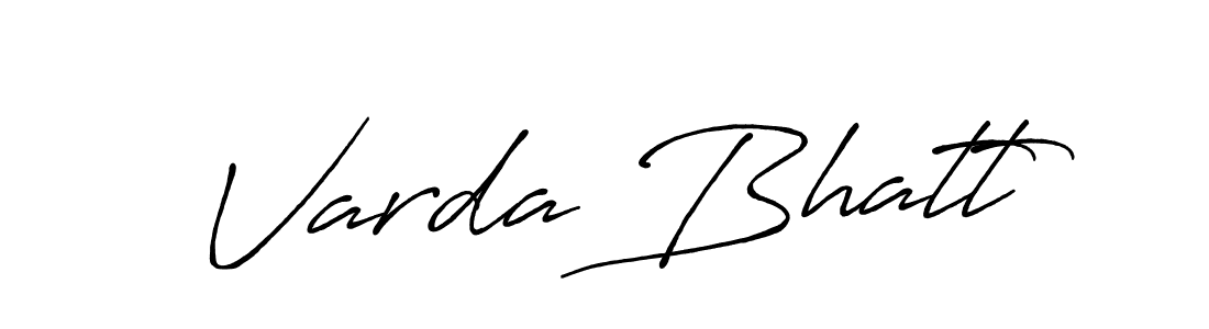 Also You can easily find your signature by using the search form. We will create Varda Bhatt name handwritten signature images for you free of cost using Antro_Vectra_Bolder sign style. Varda Bhatt signature style 7 images and pictures png