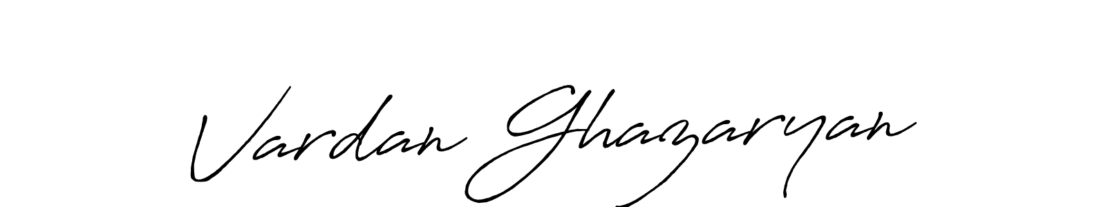 How to make Vardan Ghazaryan signature? Antro_Vectra_Bolder is a professional autograph style. Create handwritten signature for Vardan Ghazaryan name. Vardan Ghazaryan signature style 7 images and pictures png