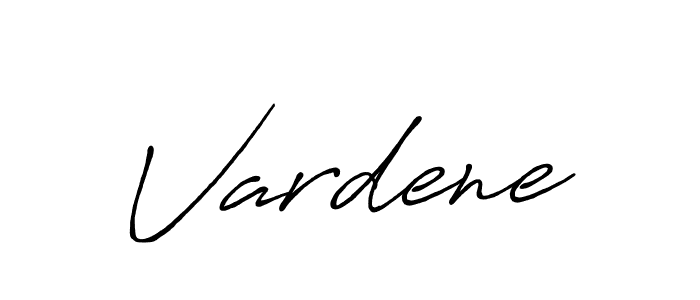 The best way (Antro_Vectra_Bolder) to make a short signature is to pick only two or three words in your name. The name Vardene include a total of six letters. For converting this name. Vardene signature style 7 images and pictures png