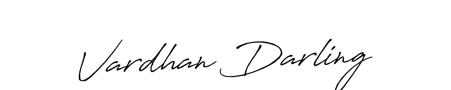 Antro_Vectra_Bolder is a professional signature style that is perfect for those who want to add a touch of class to their signature. It is also a great choice for those who want to make their signature more unique. Get Vardhan Darling name to fancy signature for free. Vardhan Darling signature style 7 images and pictures png