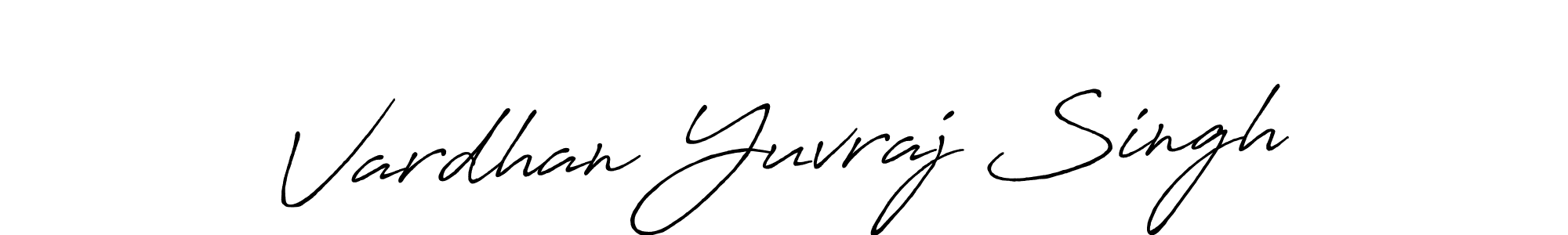 Make a beautiful signature design for name Vardhan Yuvraj Singh. Use this online signature maker to create a handwritten signature for free. Vardhan Yuvraj Singh signature style 7 images and pictures png
