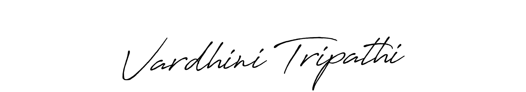 Vardhini Tripathi stylish signature style. Best Handwritten Sign (Antro_Vectra_Bolder) for my name. Handwritten Signature Collection Ideas for my name Vardhini Tripathi. Vardhini Tripathi signature style 7 images and pictures png