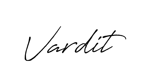Vardit stylish signature style. Best Handwritten Sign (Antro_Vectra_Bolder) for my name. Handwritten Signature Collection Ideas for my name Vardit. Vardit signature style 7 images and pictures png