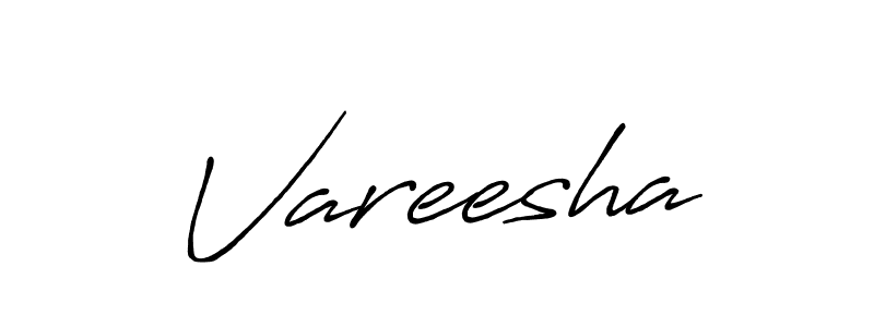 Design your own signature with our free online signature maker. With this signature software, you can create a handwritten (Antro_Vectra_Bolder) signature for name Vareesha. Vareesha signature style 7 images and pictures png