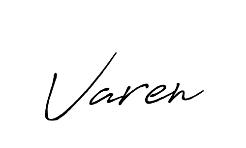 Make a beautiful signature design for name Varen. With this signature (Antro_Vectra_Bolder) style, you can create a handwritten signature for free. Varen signature style 7 images and pictures png