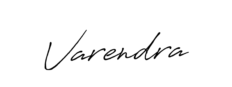 Create a beautiful signature design for name Varendra. With this signature (Antro_Vectra_Bolder) fonts, you can make a handwritten signature for free. Varendra signature style 7 images and pictures png