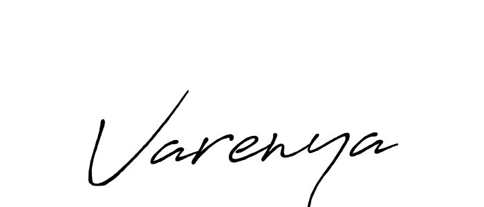 It looks lik you need a new signature style for name Varenya. Design unique handwritten (Antro_Vectra_Bolder) signature with our free signature maker in just a few clicks. Varenya signature style 7 images and pictures png