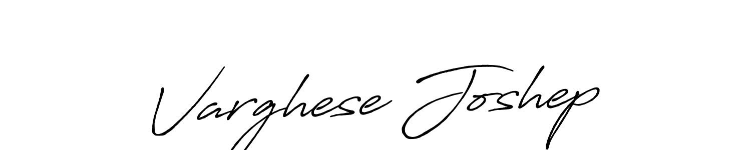 How to make Varghese Joshep name signature. Use Antro_Vectra_Bolder style for creating short signs online. This is the latest handwritten sign. Varghese Joshep signature style 7 images and pictures png