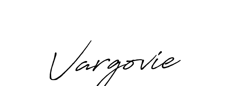 How to make Vargovie signature? Antro_Vectra_Bolder is a professional autograph style. Create handwritten signature for Vargovie name. Vargovie signature style 7 images and pictures png