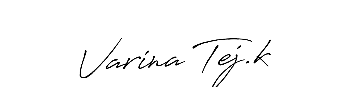 This is the best signature style for the Varina Tej.k name. Also you like these signature font (Antro_Vectra_Bolder). Mix name signature. Varina Tej.k signature style 7 images and pictures png