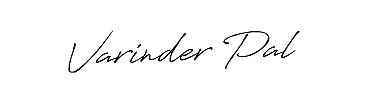 How to make Varinder Pal name signature. Use Antro_Vectra_Bolder style for creating short signs online. This is the latest handwritten sign. Varinder Pal signature style 7 images and pictures png