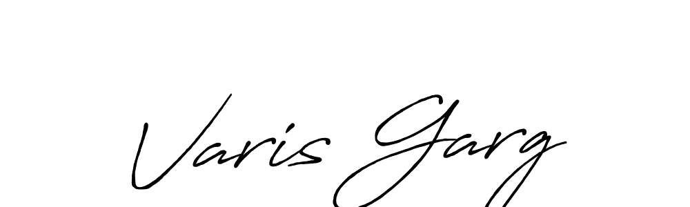 Make a short Varis Garg signature style. Manage your documents anywhere anytime using Antro_Vectra_Bolder. Create and add eSignatures, submit forms, share and send files easily. Varis Garg signature style 7 images and pictures png