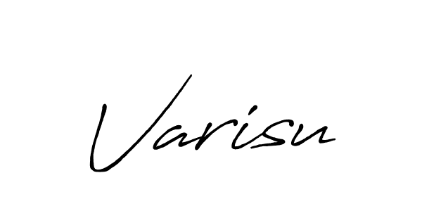 You should practise on your own different ways (Antro_Vectra_Bolder) to write your name (Varisu) in signature. don't let someone else do it for you. Varisu signature style 7 images and pictures png