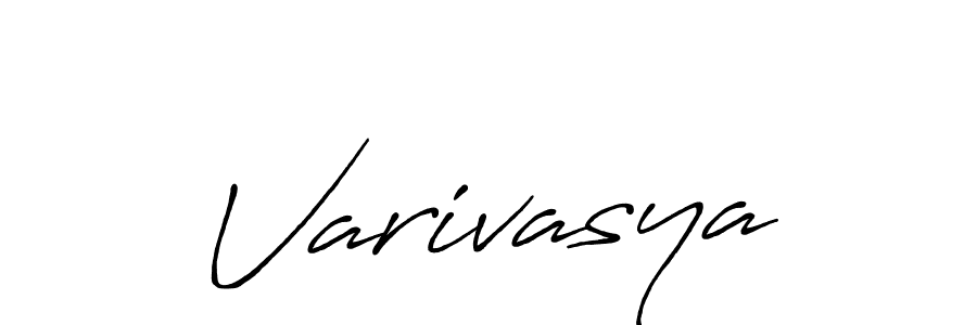 Use a signature maker to create a handwritten signature online. With this signature software, you can design (Antro_Vectra_Bolder) your own signature for name Varivasya. Varivasya signature style 7 images and pictures png