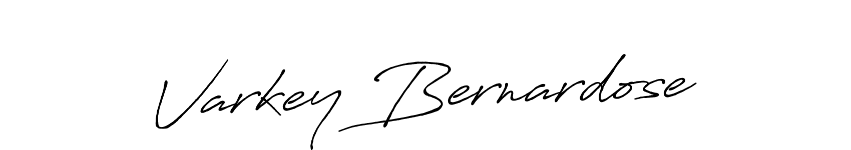 Use a signature maker to create a handwritten signature online. With this signature software, you can design (Antro_Vectra_Bolder) your own signature for name Varkey Bernardose. Varkey Bernardose signature style 7 images and pictures png