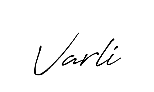 Also we have Varli name is the best signature style. Create professional handwritten signature collection using Antro_Vectra_Bolder autograph style. Varli signature style 7 images and pictures png